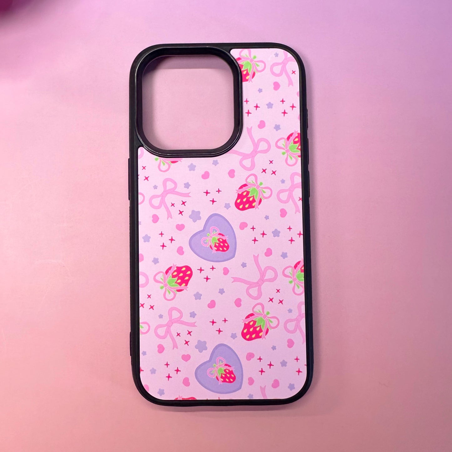 Strawberries & Bows Phone Case