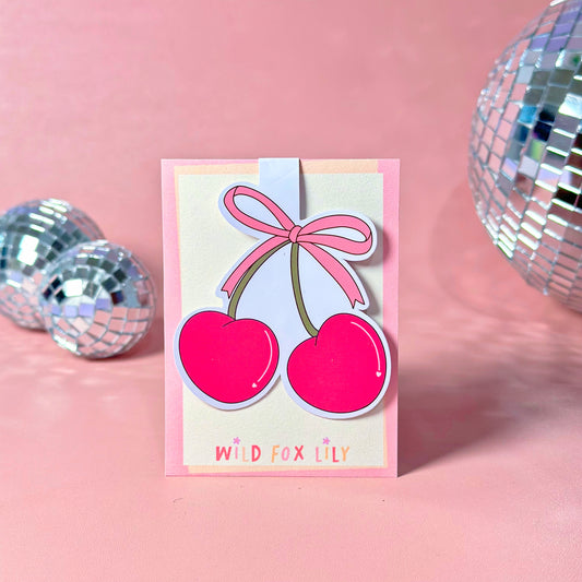 Cherry Magnetic Bookmarks