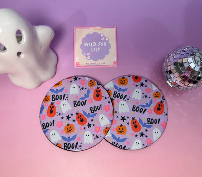 Hello Halloween Coasters