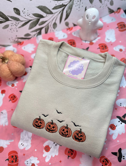 Jack O Lanterns | Adult Unisex Embroidered Sweatshirt