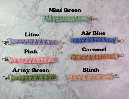 Handmade Macramé Wristlets Keychain